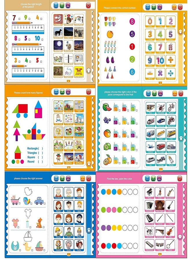 فيدلايز كتاب فيدلي للذكاء | دراسة تفاعلية للأطفال - تعليم موسيقي إنجليزي صوتي للأطفال من عمر 3 سنوات فما فوق | أولاد | أطفال صغار - متعدد الألوان - Image 4